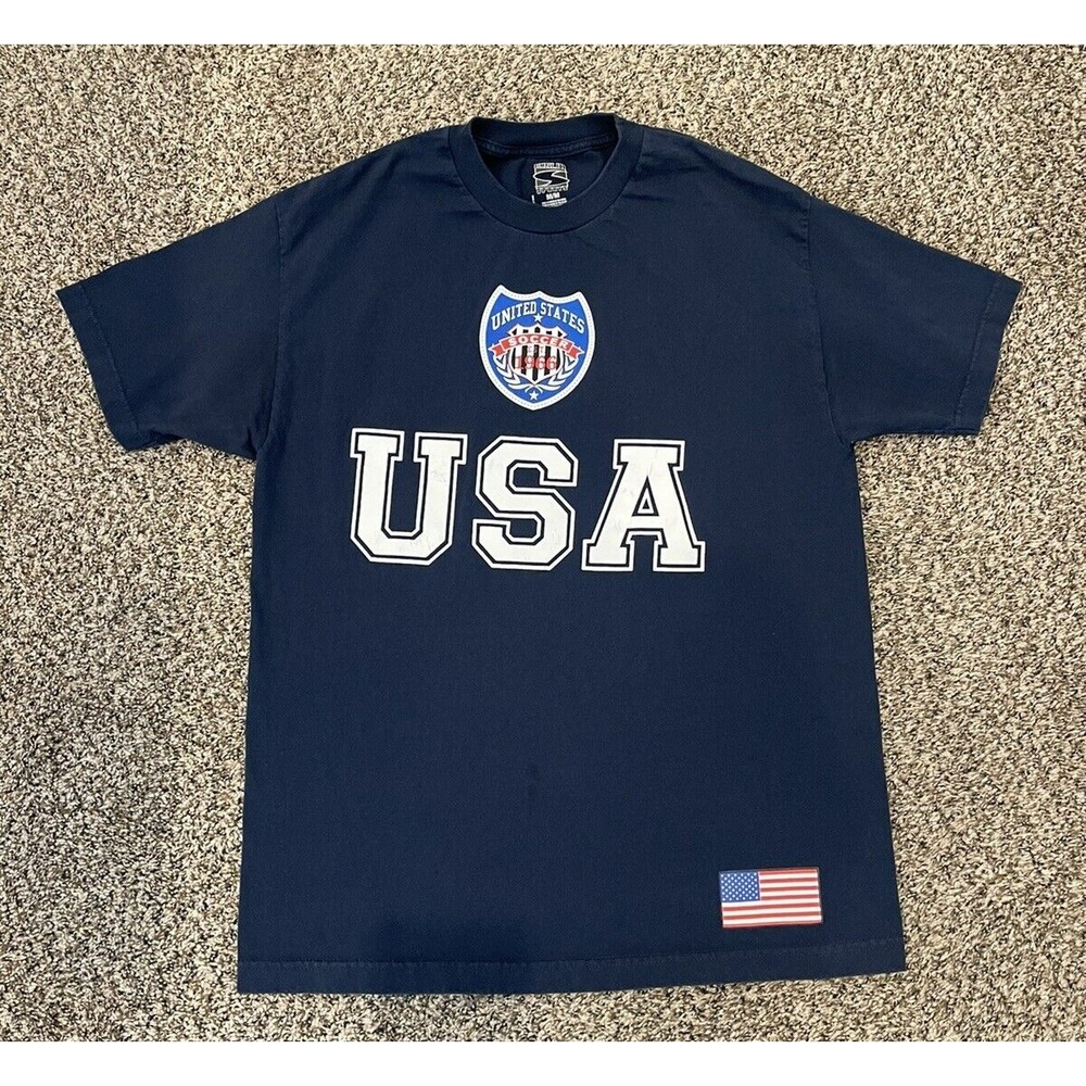Simply For Sports United States Soccer Est 1966 Men's T-Shirt Blue Size Medium